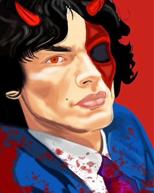 Richard Ramirez Illustration paint by numbers