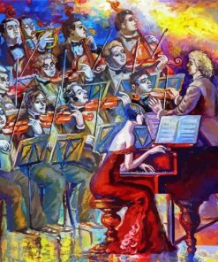 Symphonique Orchestra Art Paint By Numbers