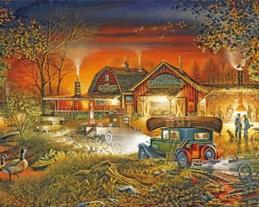 Terry Redlin Summer paint by numbers