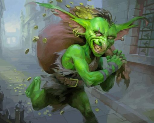 The Green Goblin Thief Paint By Numbers