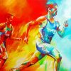 The Runners Art Paint By Numbers
