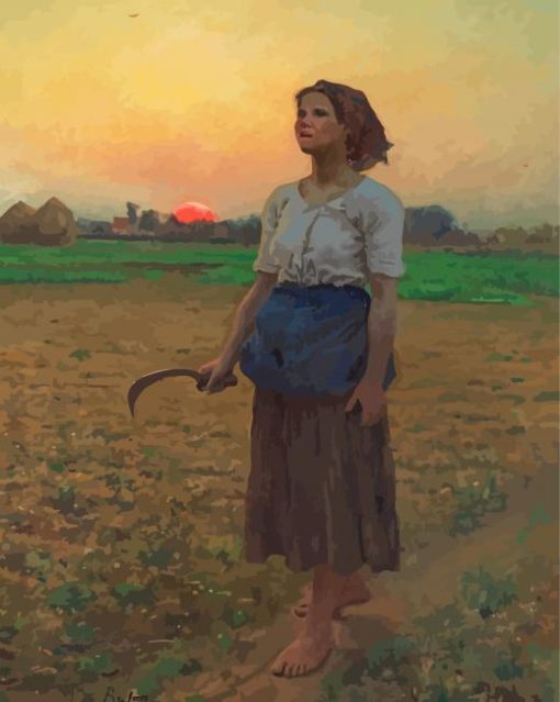 The Song Of The Lark By Jules Breton Paint By Numbers