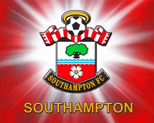 The Southampton FC Logo paint by numbers