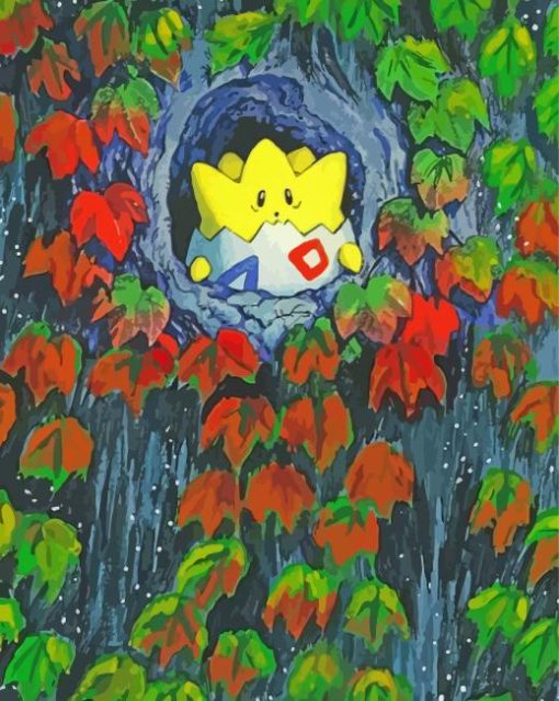 Togepi From Pokemon Anime Paint By Numbers