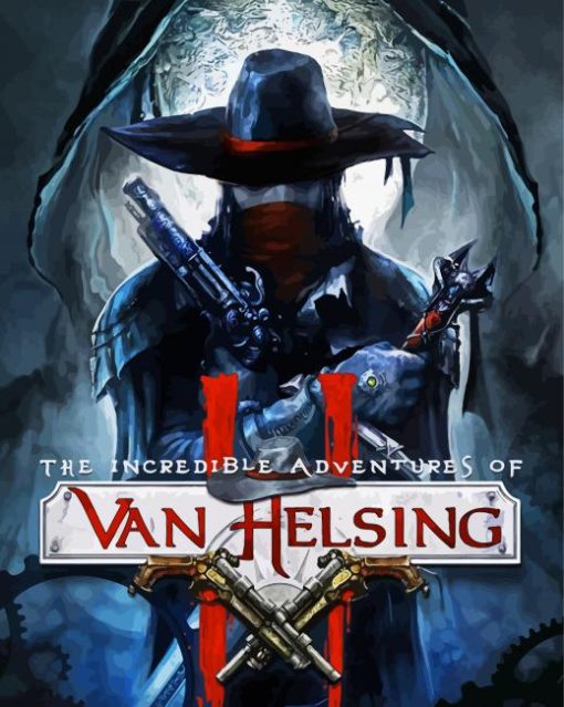 Van Helsing Horror Movie Paint By Numbers