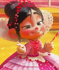 Vanellope From Wreck It Ralph Paint By Numbers