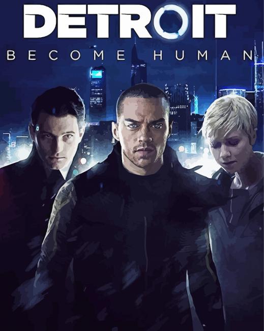 Video Game Detroit Become Human Paint By Numbers