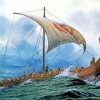 Viking Ship Art Paint By Numbers