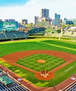 Wrigley Field Chicago paint by numbers