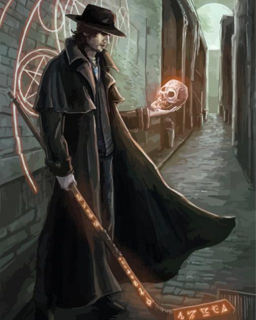 Aesthetic Harry Dresden paint by numbers