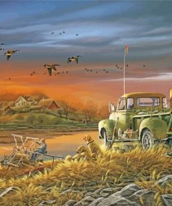 Aesthetic Terry Redlin paint by numbers