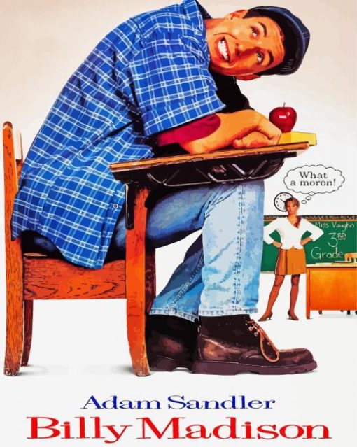 Billy Madison Show Poster Paint By Numbers