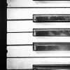Black And White Vintage Piano paint by numbers