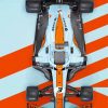 Mclaren F1 Car paint by numbers