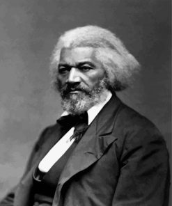 Monochrome Frederick Douglass Paint By Numbers