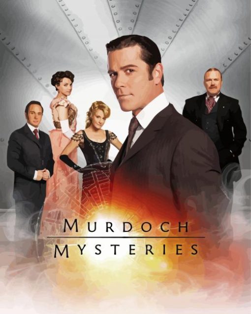 Murdoch Mysterious Poster Paint By Numbers