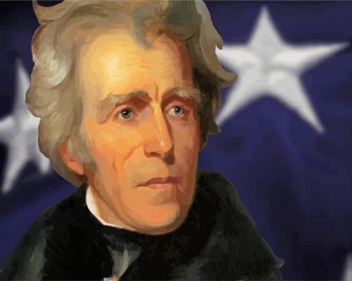 President Andrew Jackson paint by numbers