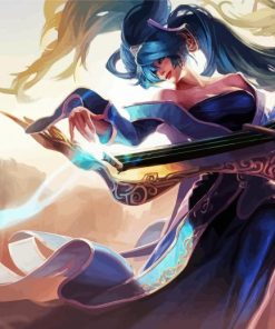 League Of Legend Character Sona paint By Number