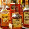 Vintage Whiskey Bottles paint by numbers