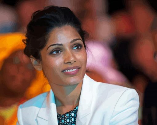 Aesthetic Freida Pinto Paint By Numbers