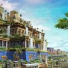 Aesthetic Hanging Gardens Of Babylon Paint By Numbers