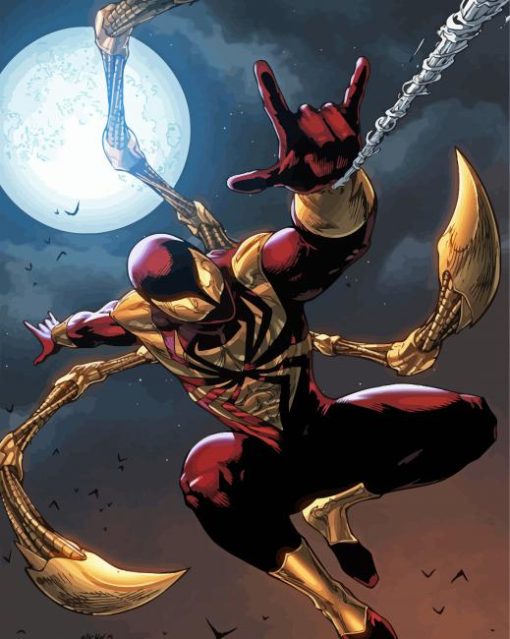 Aesthetic Iron Spider Paint By Numbers