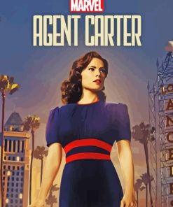 Agent Carter Serie Poster Paint By Numbers