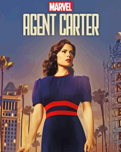 Agent Carter Serie Poster Paint By Numbers