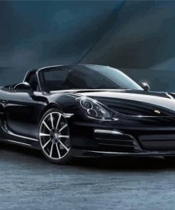 Black Porsche Boxster Car Paint By Numbers