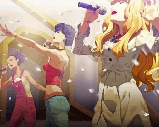 Carole And Tuesday Anime Girls Paint By Numbers