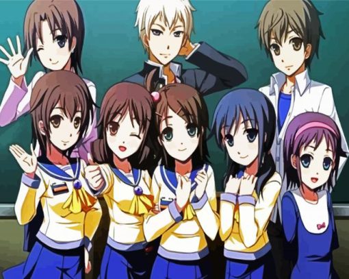 Corpse Party Characters Paint By Numbers