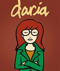 Daria Morgendorffer Character Paint By Numbers
