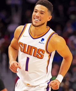 Devin Booker Phoenix Suns Player Paint By Numbers