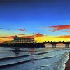 England Bournemouth Pier Sunset Paint By Numbers