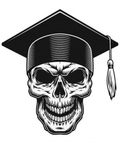 Graduated Skull Paint By Numbers