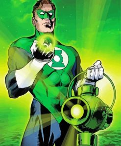 Green Lantern Animation Paint By Numbers