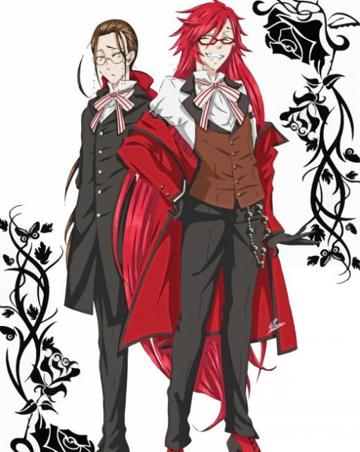 Butler Grell Sutcliff Character Paint By Numbers