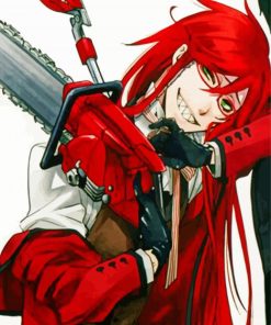 Grell Sutcliff Manga Anime Paint By Numbers