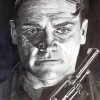 James Cagney With Gun Art Paint By Numbers