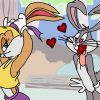 Lola Bunny And Bugs In Love Paint By Numbers