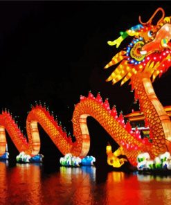 Lunar New Year Dragon Paint By Numbers