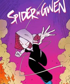 Marvel Spider Gwen Paint By Numbers