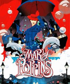 Mary Poppins Art Paint By Numbers