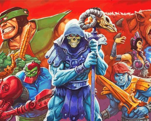 Master Of The Universe Villains Paint By Numbers