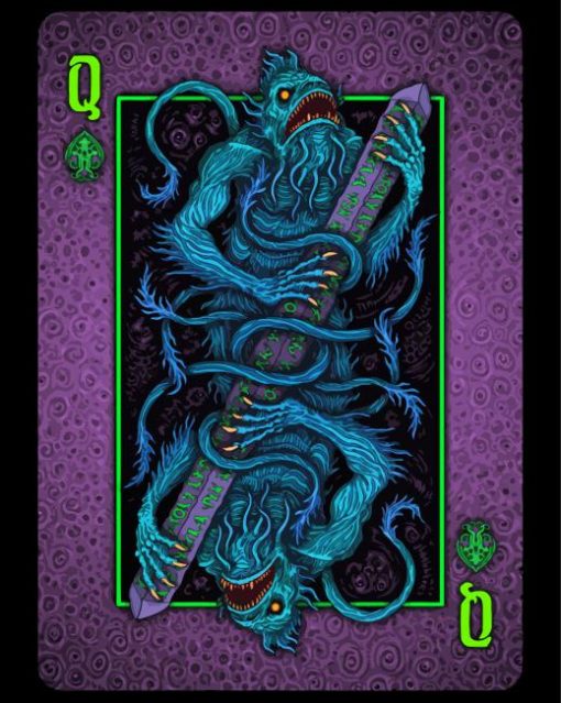 Monster Queen Of Spades Paint By Numbers