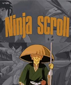 Ninja Scroll Poster Art Paint By Numbers
