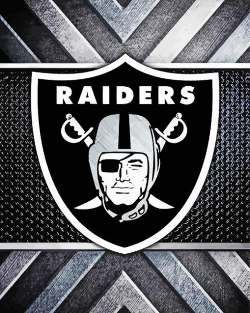 Oakland Raiders Illustration Paint By Numbers
