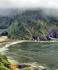 Oregon Coast Nature Paint By Numbers