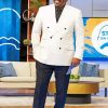 Steve Harvey Wearing A White Suit Paint By Numbers