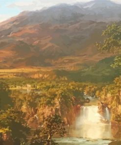 The Heart Of The Andes By Frederic Edwin Paint By Numbers